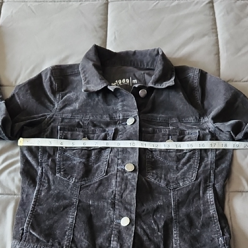 Gap Womans Corduroy Black Jacket - Picture 7 of 7